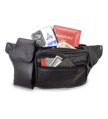Travel Belt Bag with Cell Phone Pocket