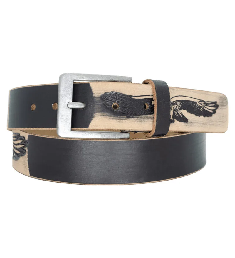 Eagle Embossed Casual Belt