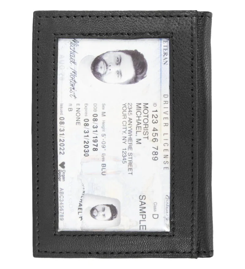 Bifold Slim Card & ID Holder - Image 5