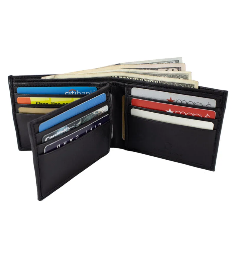 Bifold Wallet with Middle Flap - Image 6