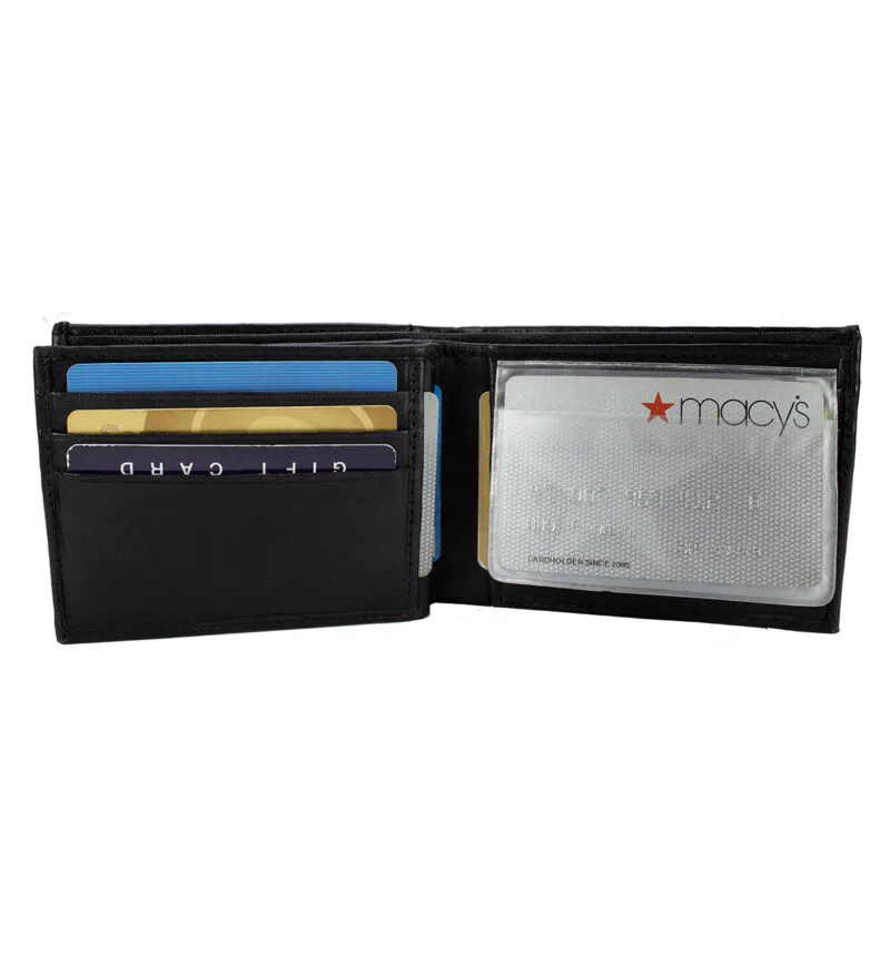 Bifold Wallet with Middle Flap - Image 7