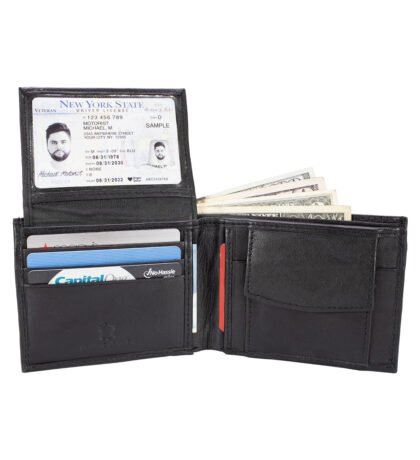 Bifold Wallet With Coin Pocket