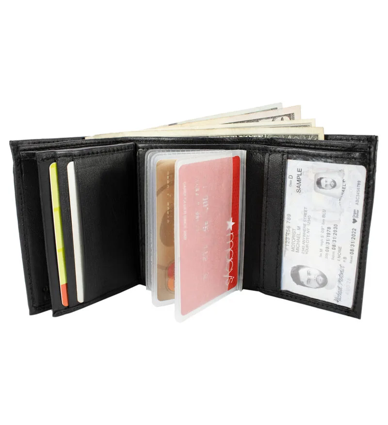Trifold Wallet With Flap - Image 2