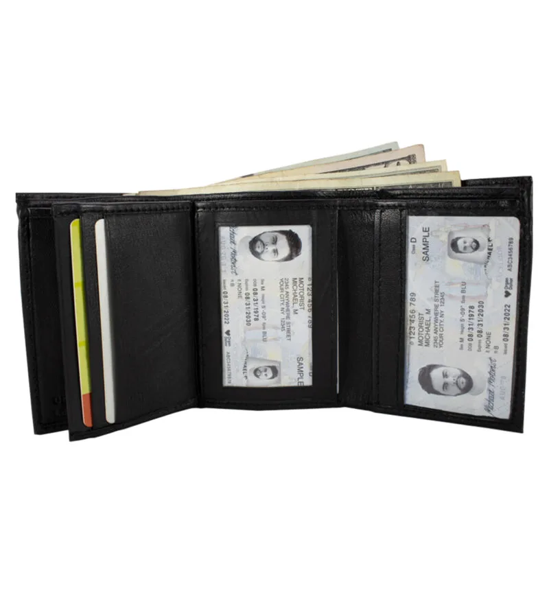 Trifold Wallet With Flap - Image 8