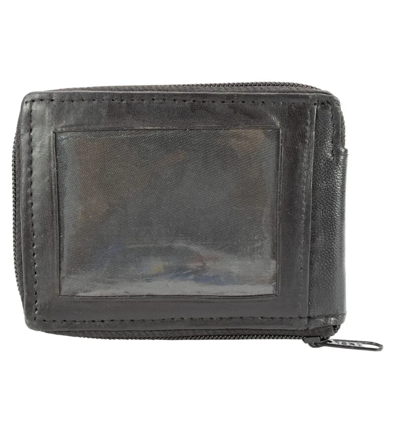 Zipper Bifold Wallet With Removable Flap - Image 13