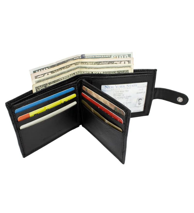 Bifold Wallet With 2 ID Slots - Image 2