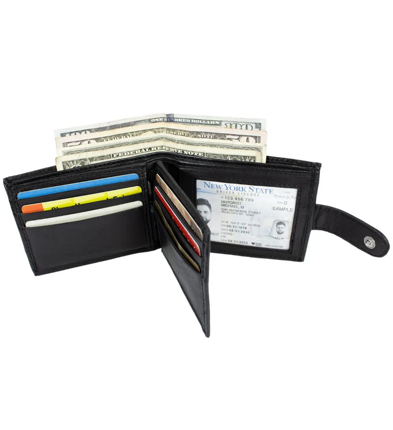 Bifold Wallet With 2 ID Slots - Image 9