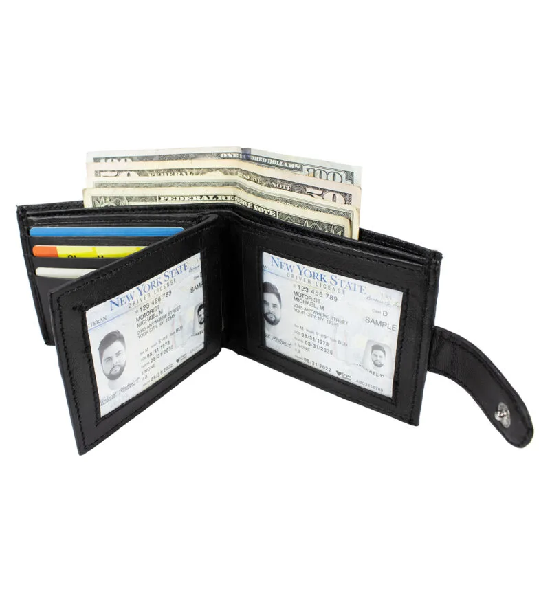 Bifold Wallet With 2 ID Slots - Image 3
