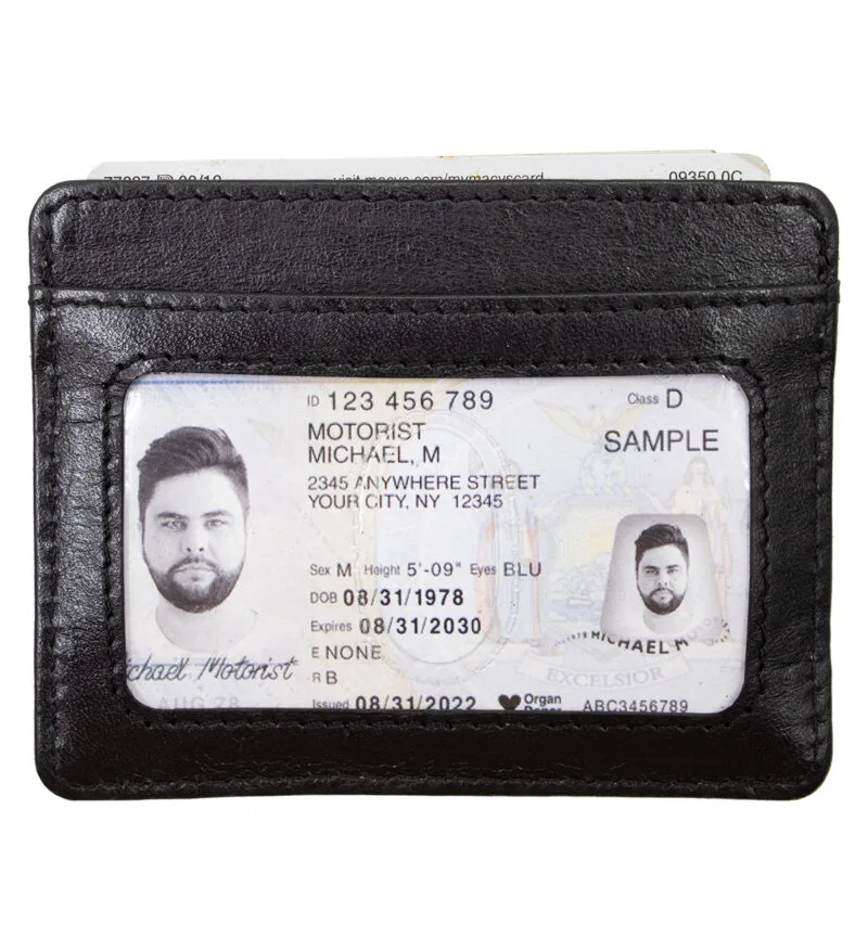 Large Money Clip with Card Holder - Image 2