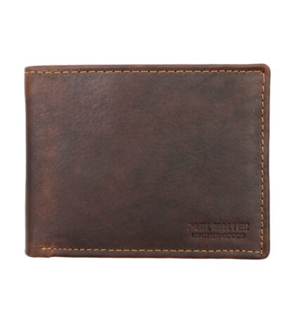 Bifold Vintage Wallet with Flap