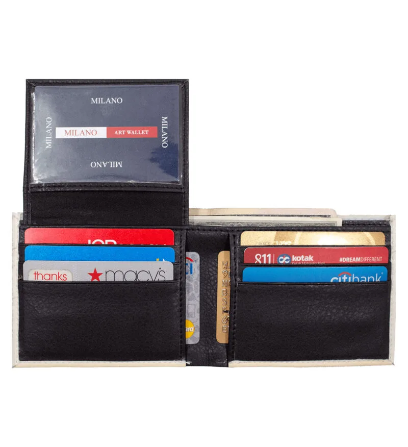 Rasta Marijuana Leaf Print Bifold Wallet - Image 4