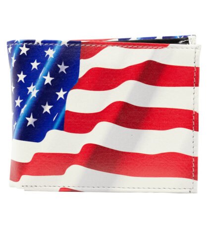 US Flag Bifold Printed Wallet