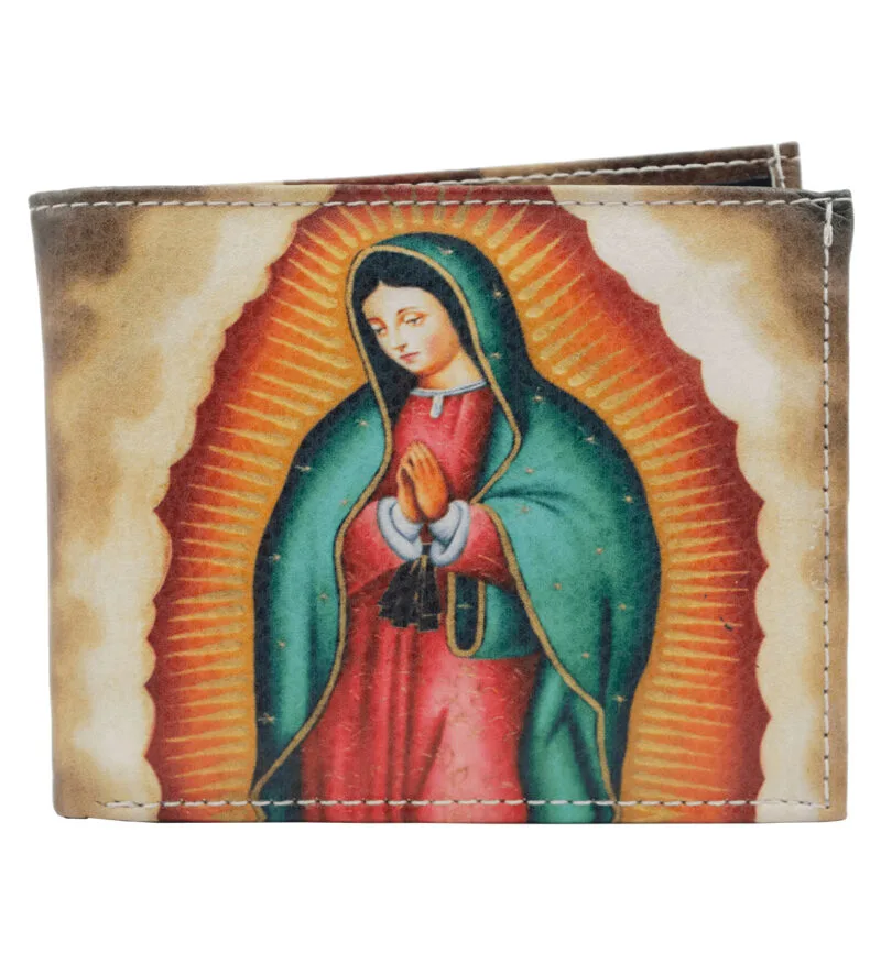 Virgin Mary Print Bifold Wallet