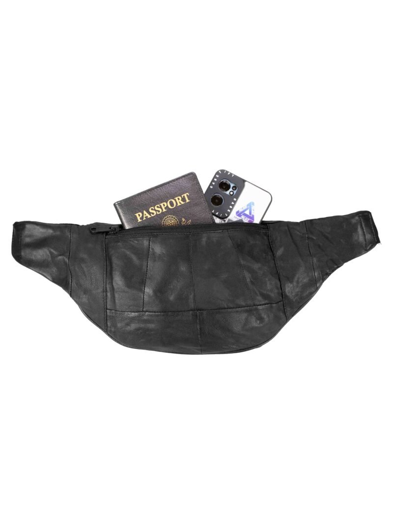 Travel Belt Bag with 7 Zippered Pockets - Image 3