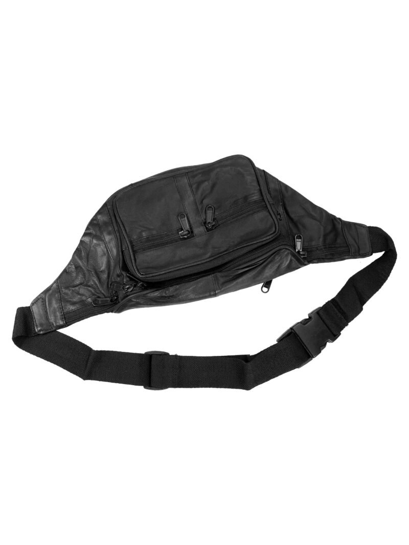 Travel Belt Bag with 7 Zippered Pockets - Image 6
