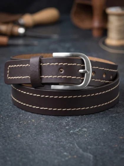 Double Stitched Casual Belt