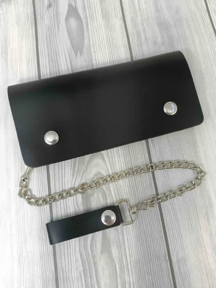 Long Chain Biker Wallet