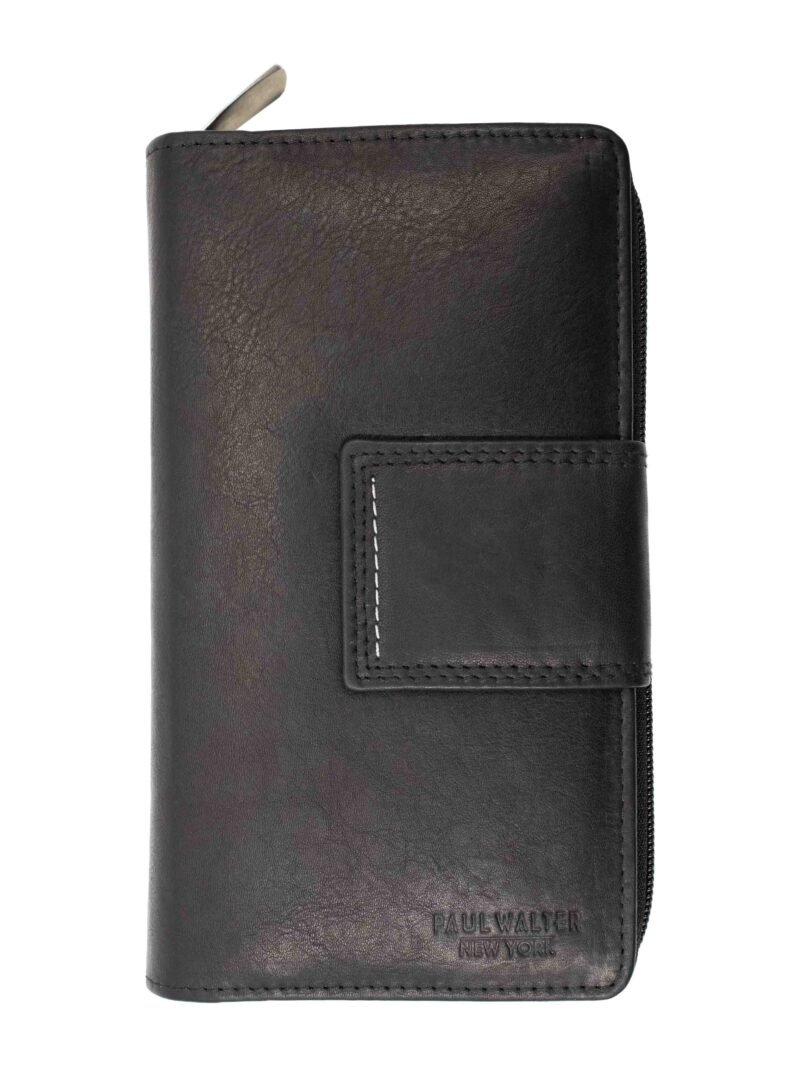 Round Zipper Checkbook Cover