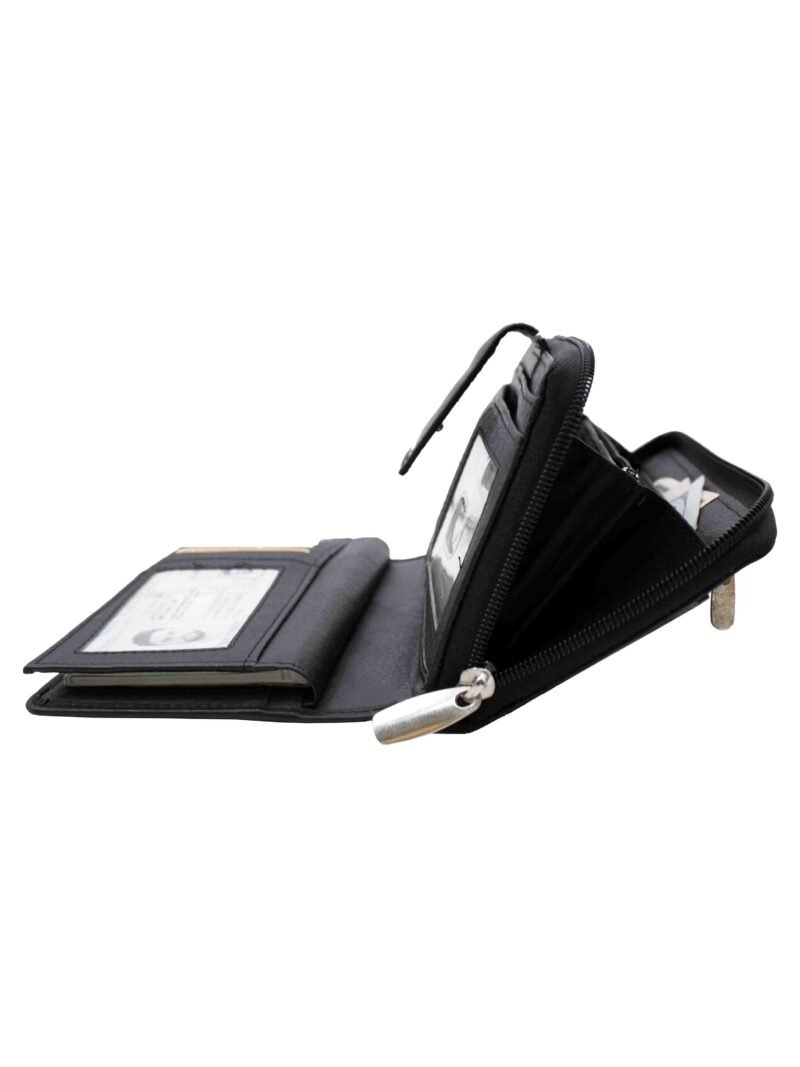 Round Zipper Checkbook Cover - Image 6