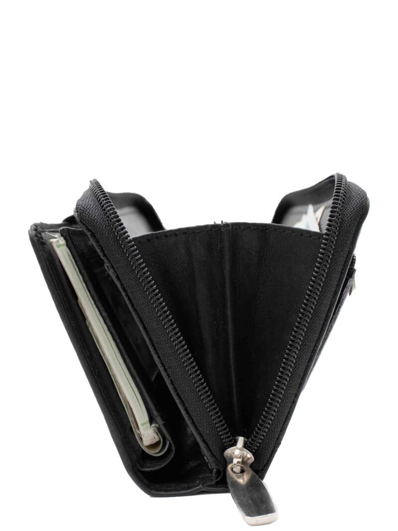 Round Zipper Checkbook Cover - Image 7