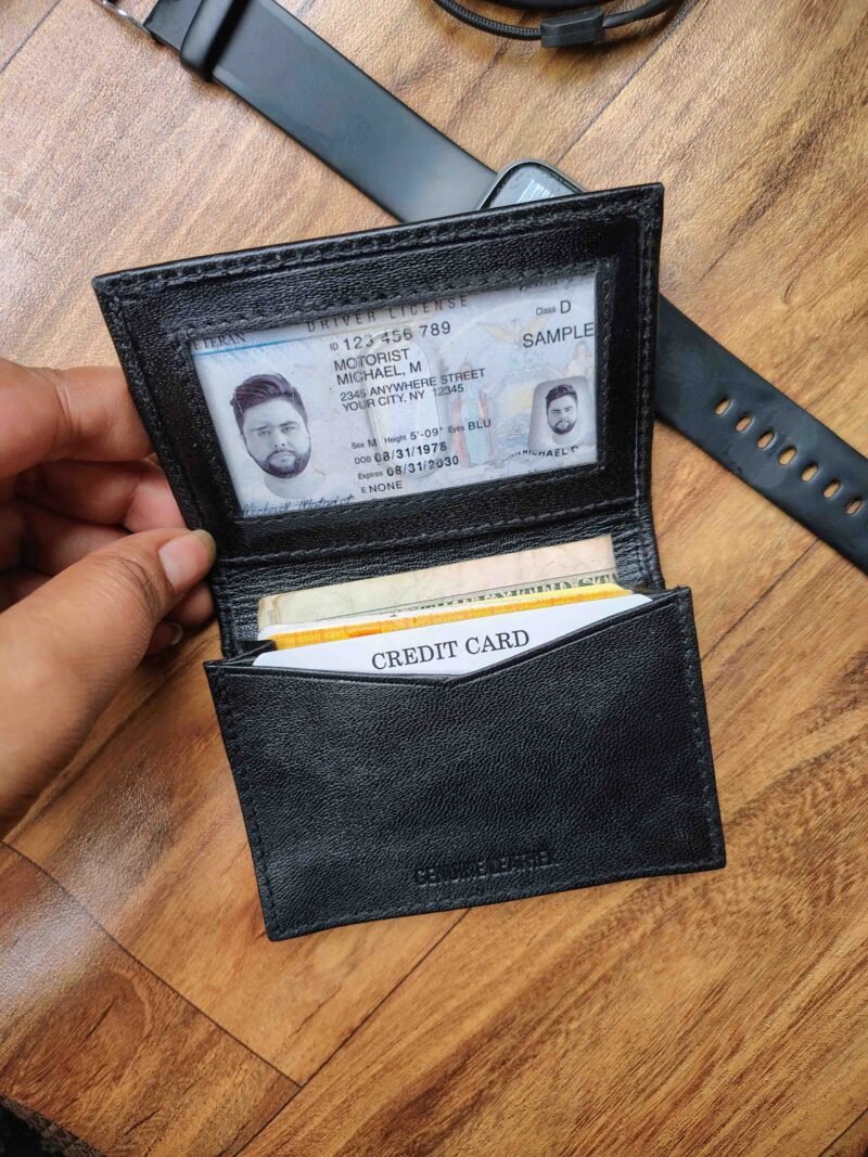 Foldable ID Card Holder
