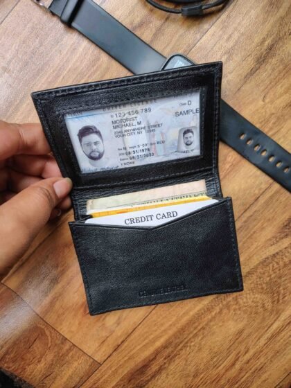 Foldable ID Card Holder