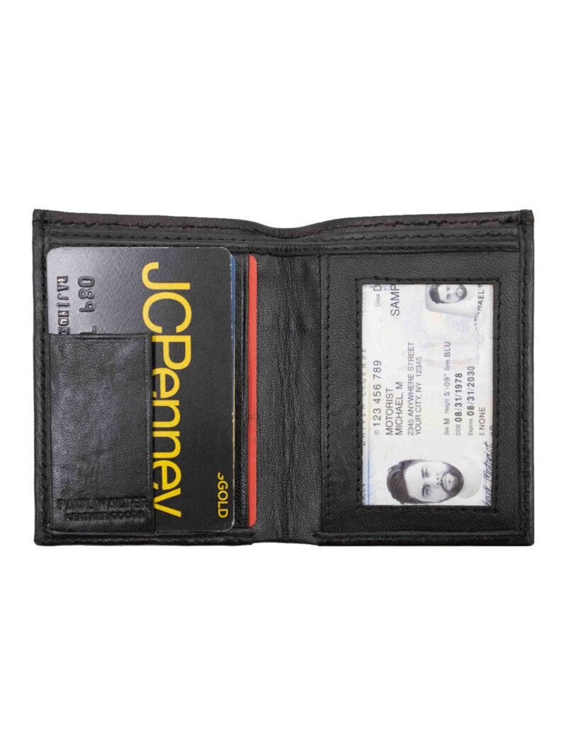 Card Holder with Bill Fold & ID Holder - Image 5