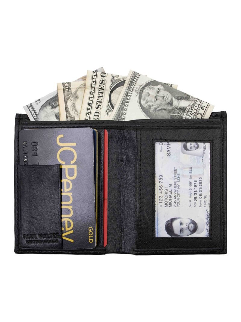 Card Holder with Bill Fold & ID Holder