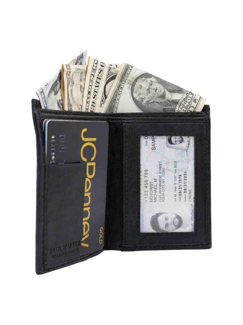 Card Holder with Bill Fold & ID Holder - Image 6