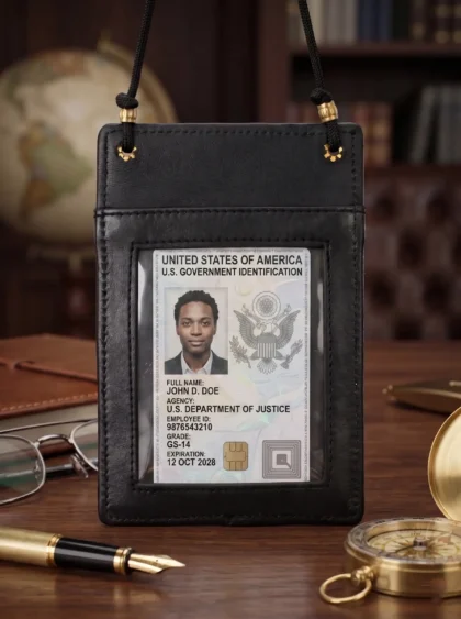 ID Card Holder with Neck Rope