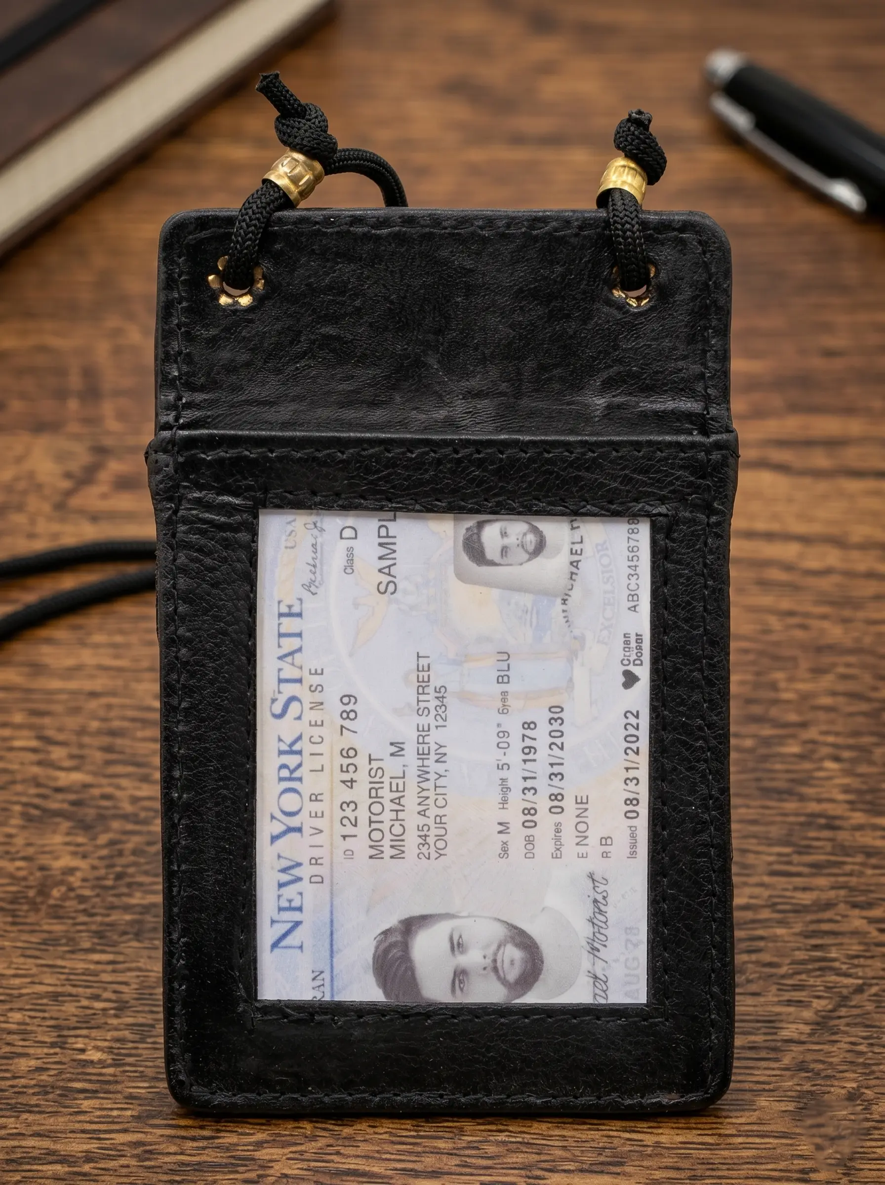 ID Card Holder with Neck Strap - Image 4
