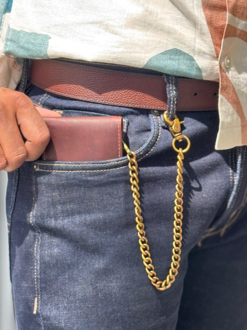 Bifold Biker Vintage Hunter Chain Wallet - Image 3