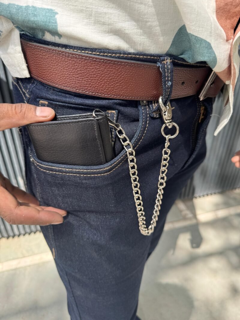 Trifold Biker Chain Wallet - Image 4