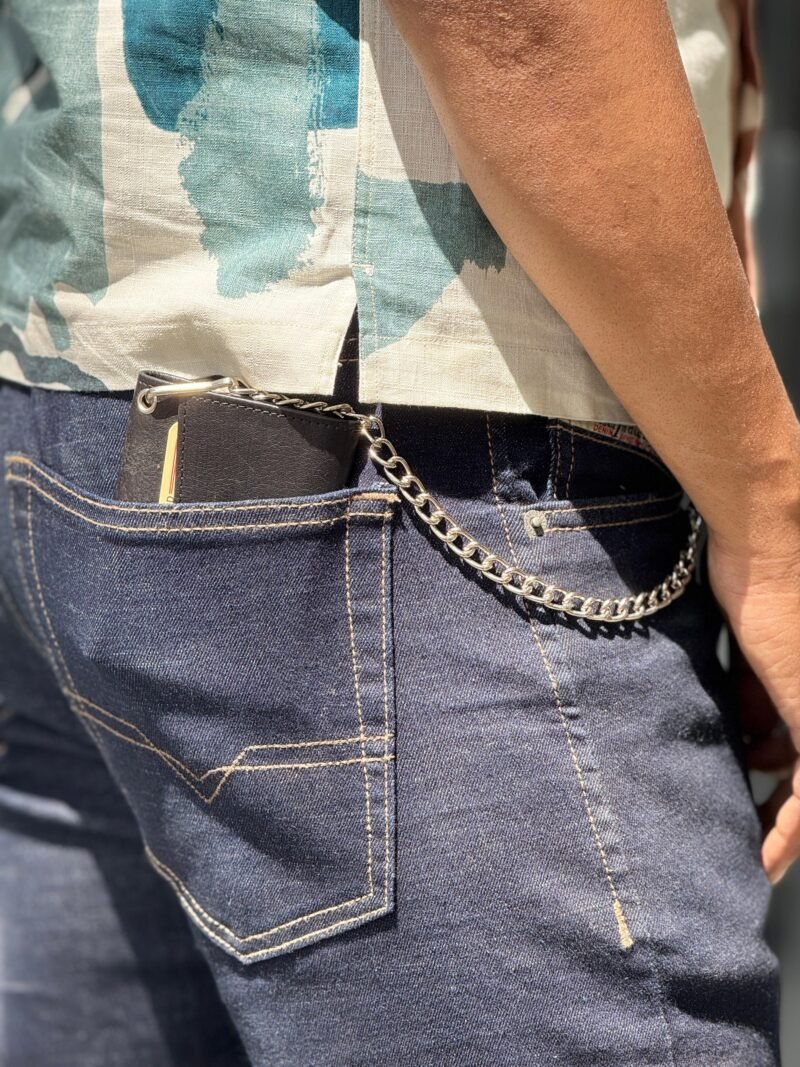 Trifold Biker Chain Wallet - Image 5