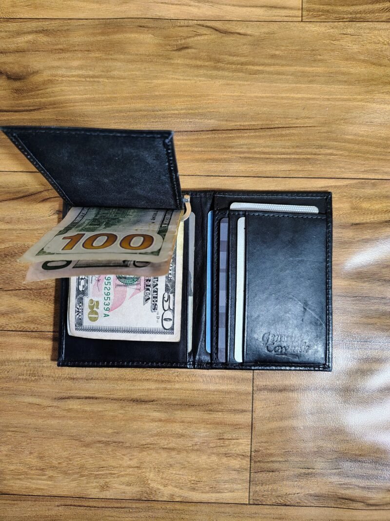 Slim Money Clip with Card Holder - Image 4