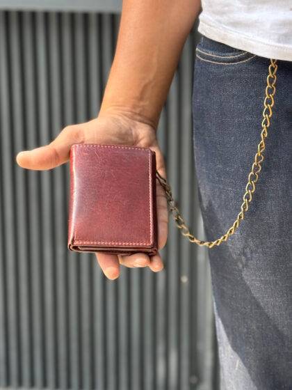 Trifold Biker Chain Vintage Hunter Wallet