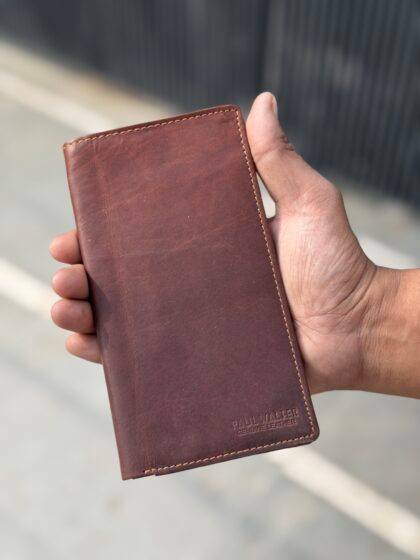 Slim Vintage Checkbook Cover