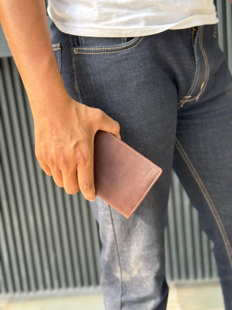 Slim Vintage Checkbook Cover - Image 5