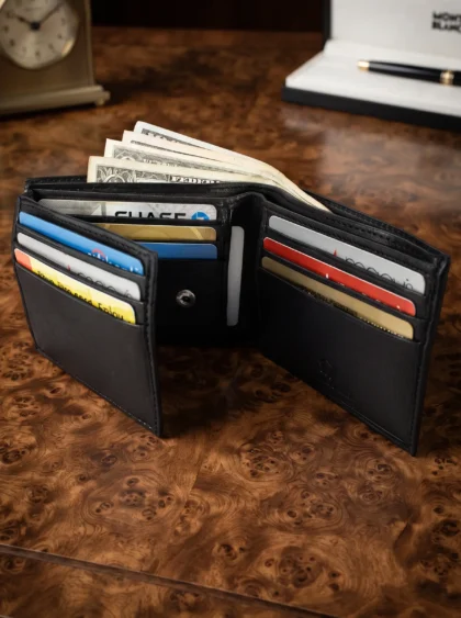 Bifold Wallet With Flap