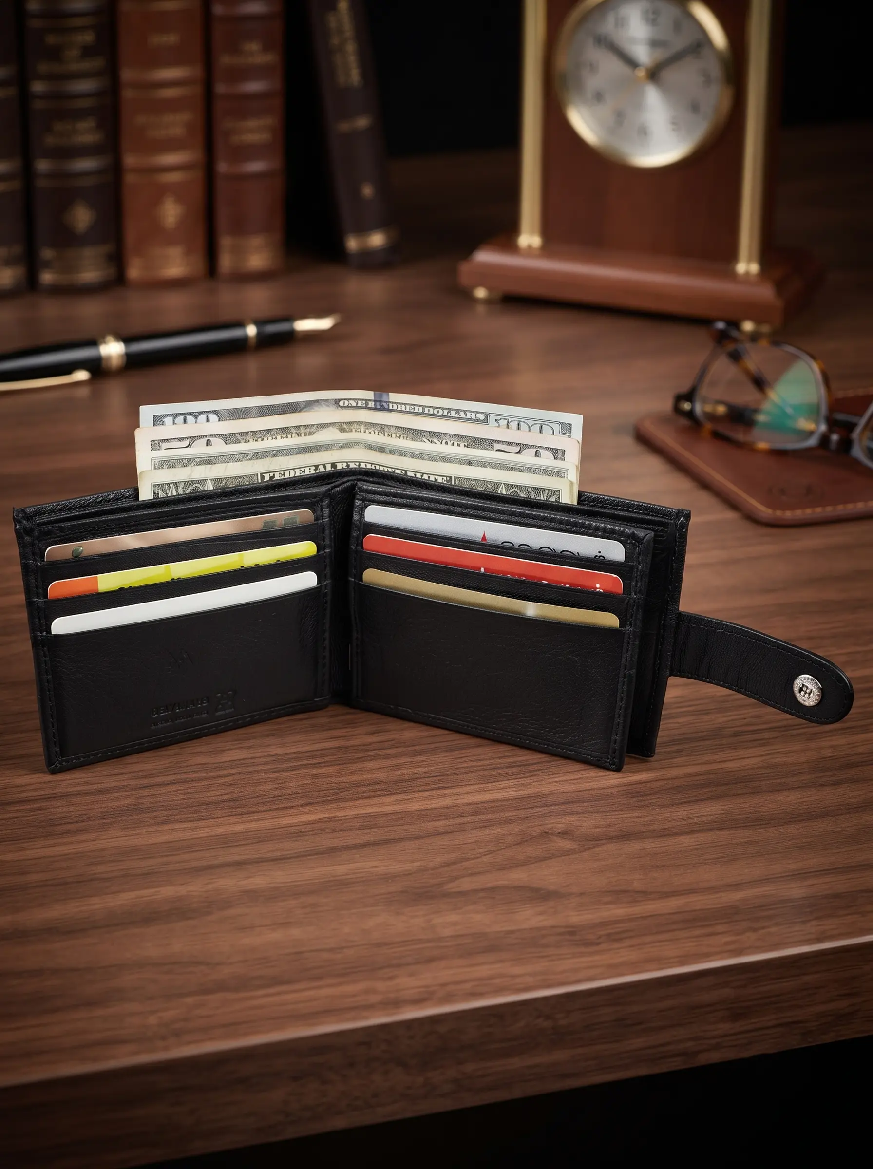 Bifold Wallet With Coin Pocket - Image 3