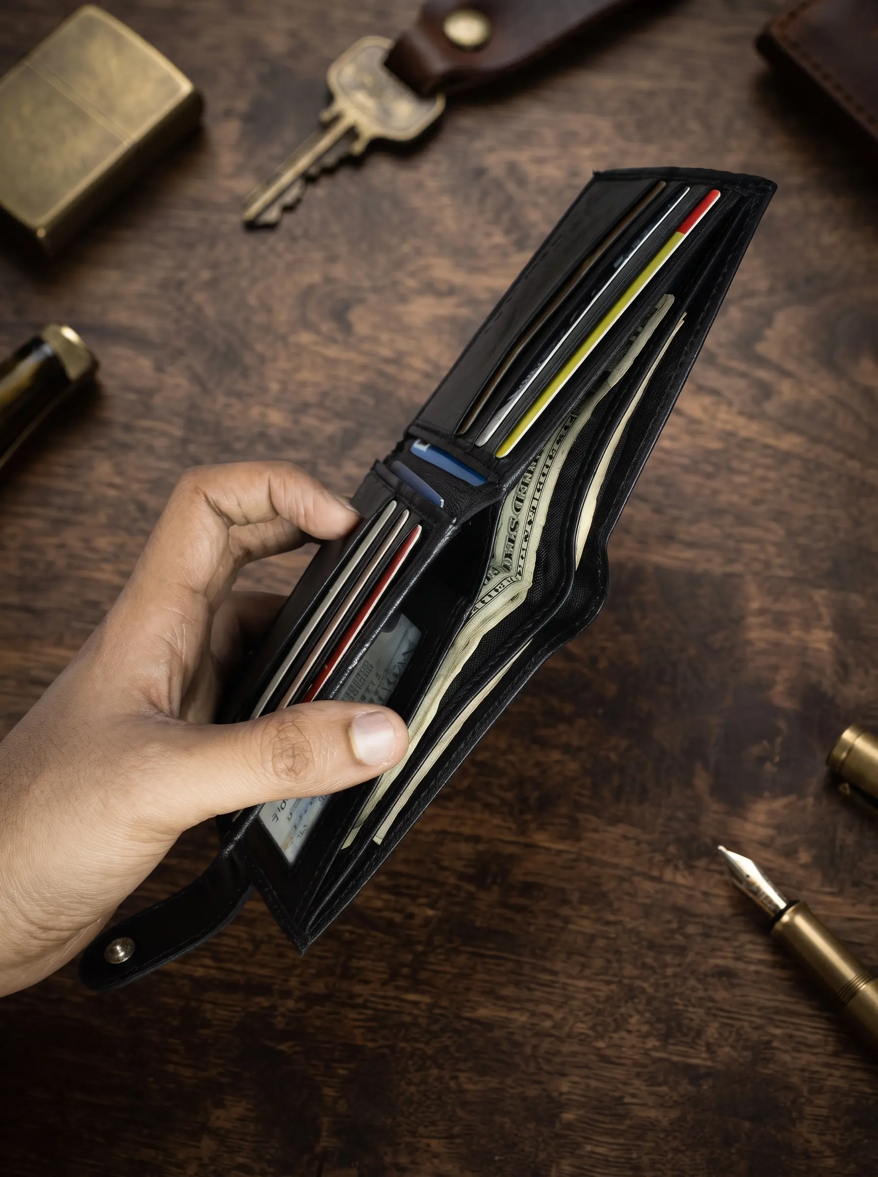 Bifold Wallet With Coin Pocket - Image 5