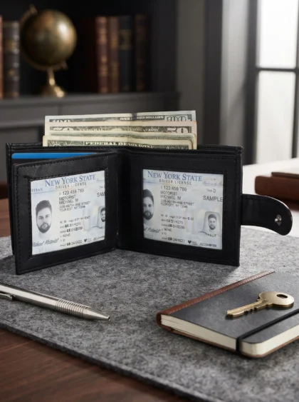 Bifold Wallet With 2 ID Slots