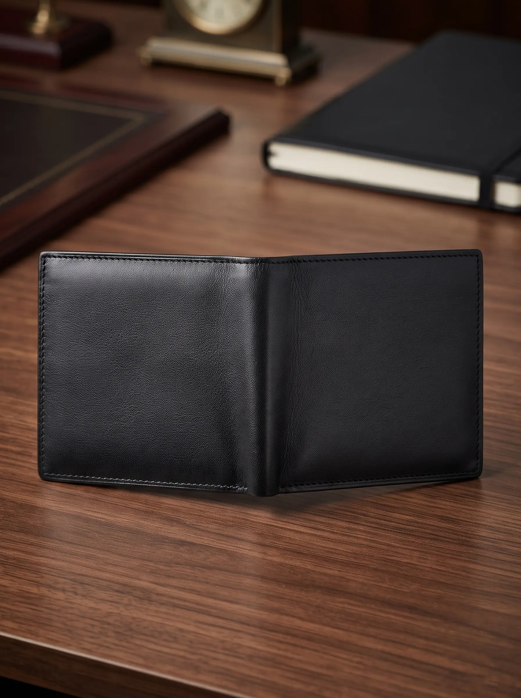 Bifold Wallet with 4 Bill Compartments - Image 5