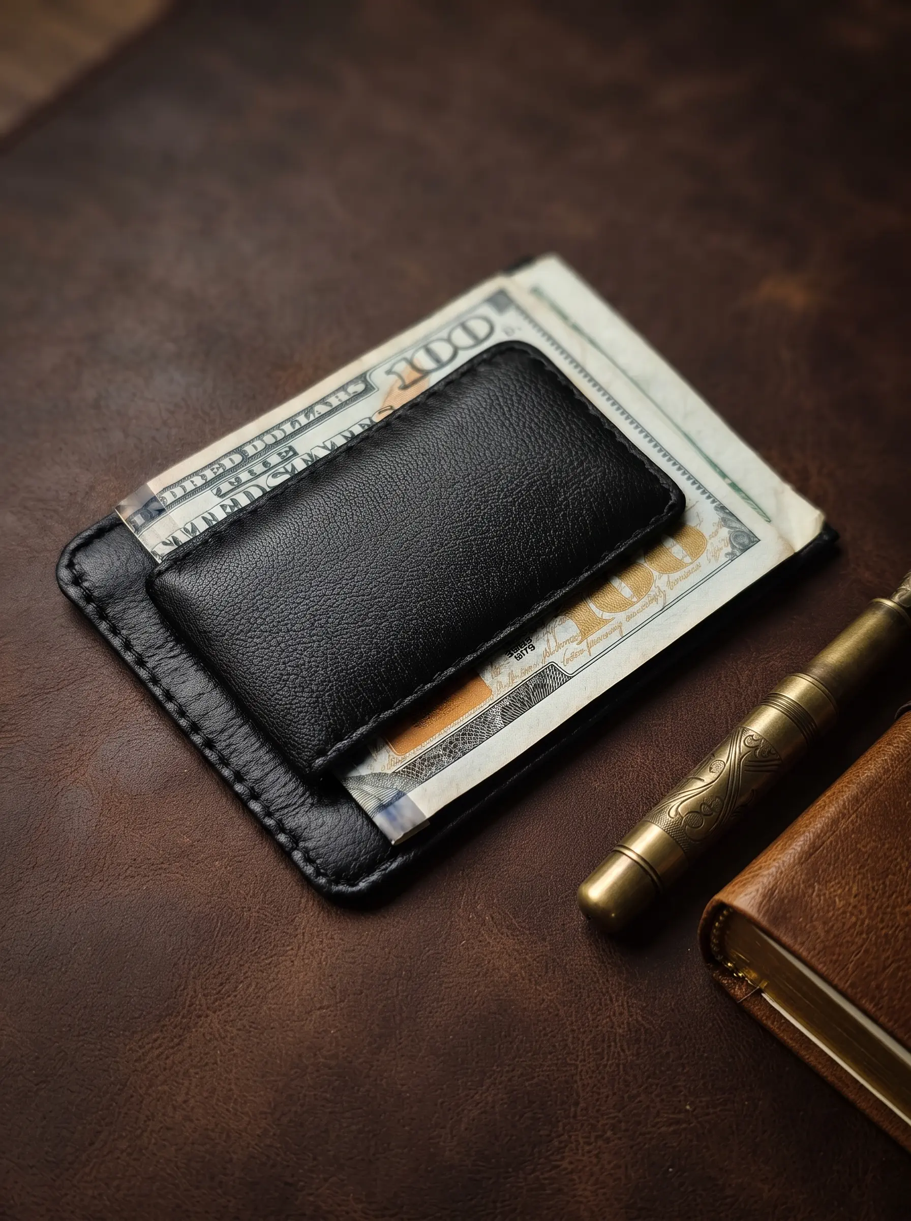 Money Clip with Magnetic Bill Holder - Image 5