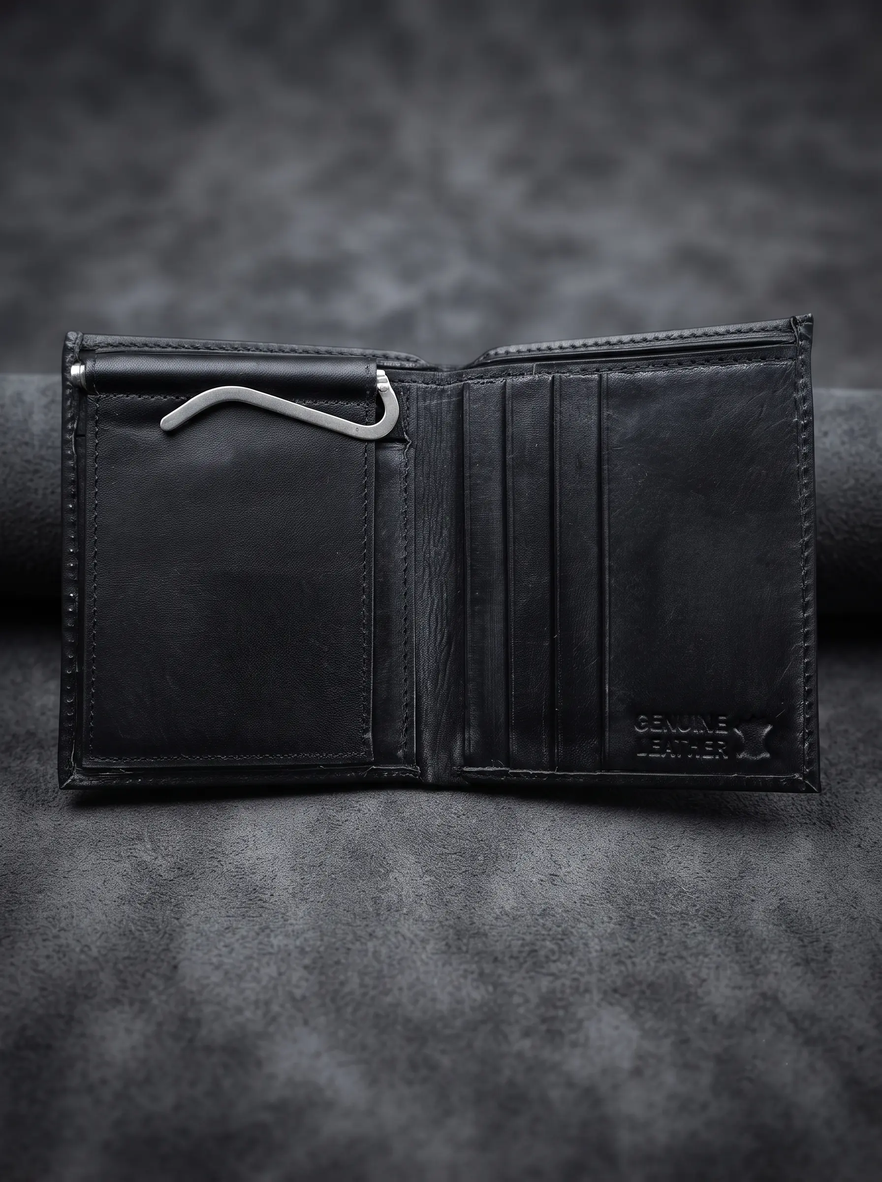 Slim Money Clip with Card Holder - Image 5