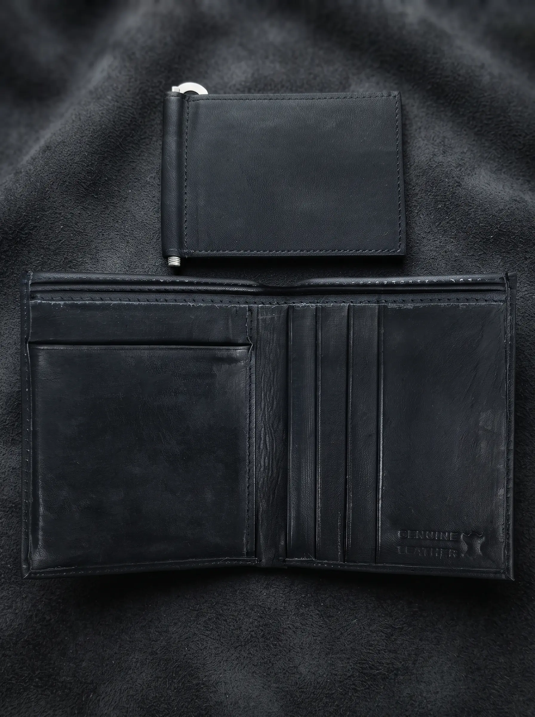 Slim Money Clip with Card Holder - Image 7