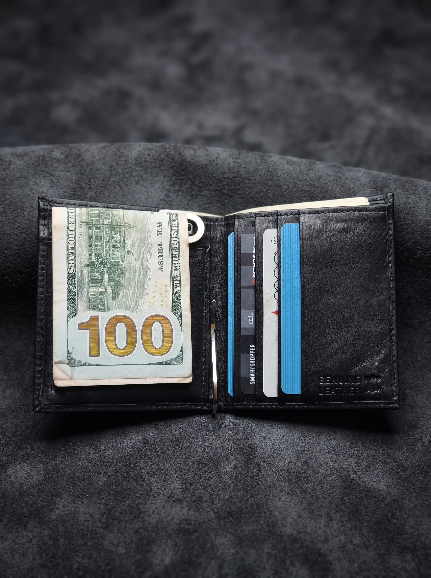Slim Money Clip with Card Holder
