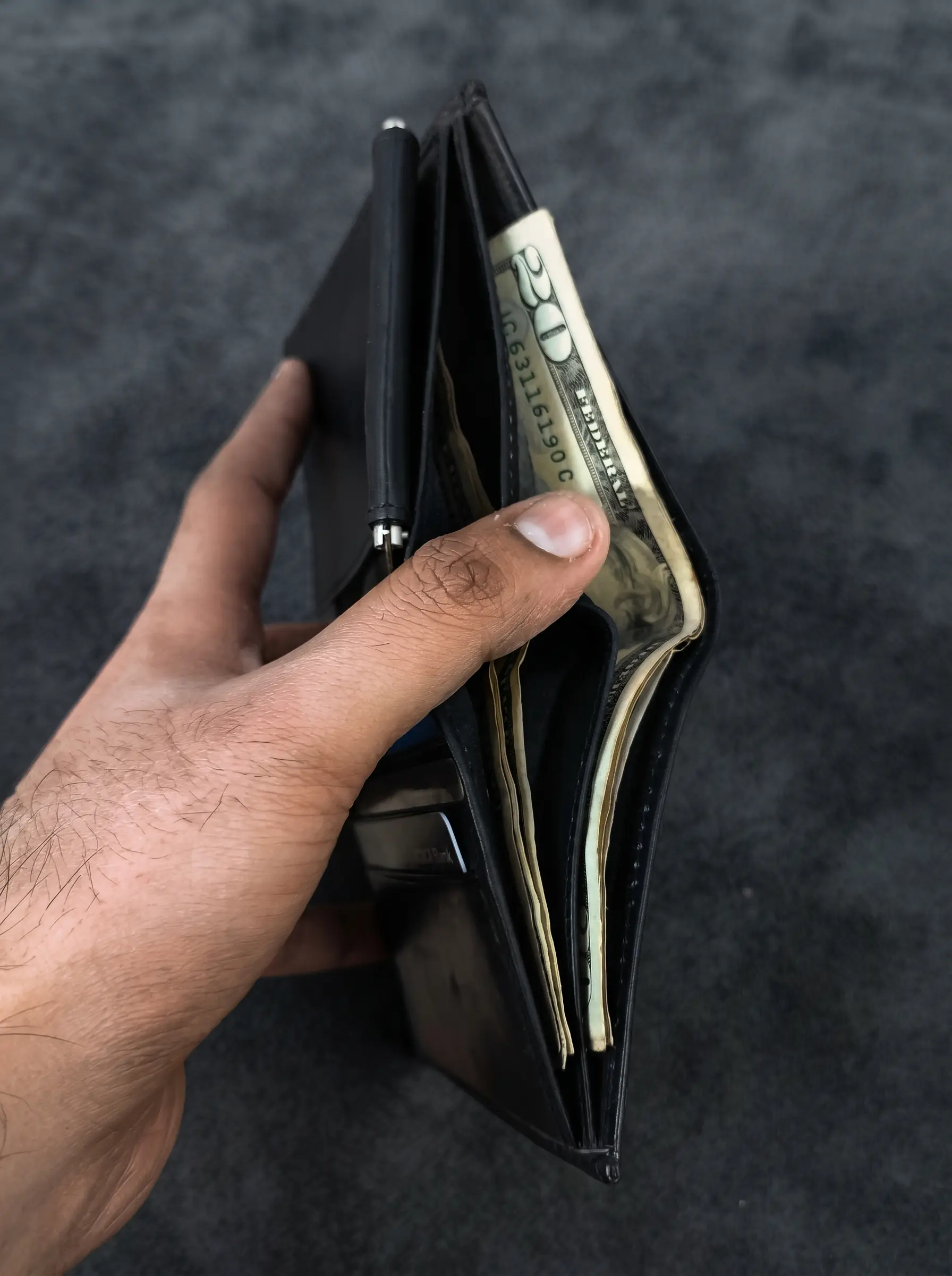 Slim Money Clip with Card Holder - Image 6