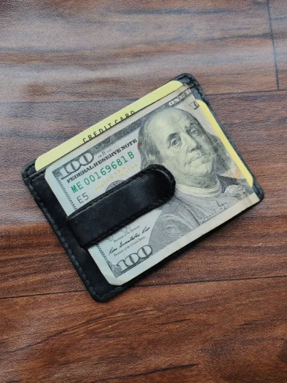 Large Money Clip with Card Holder