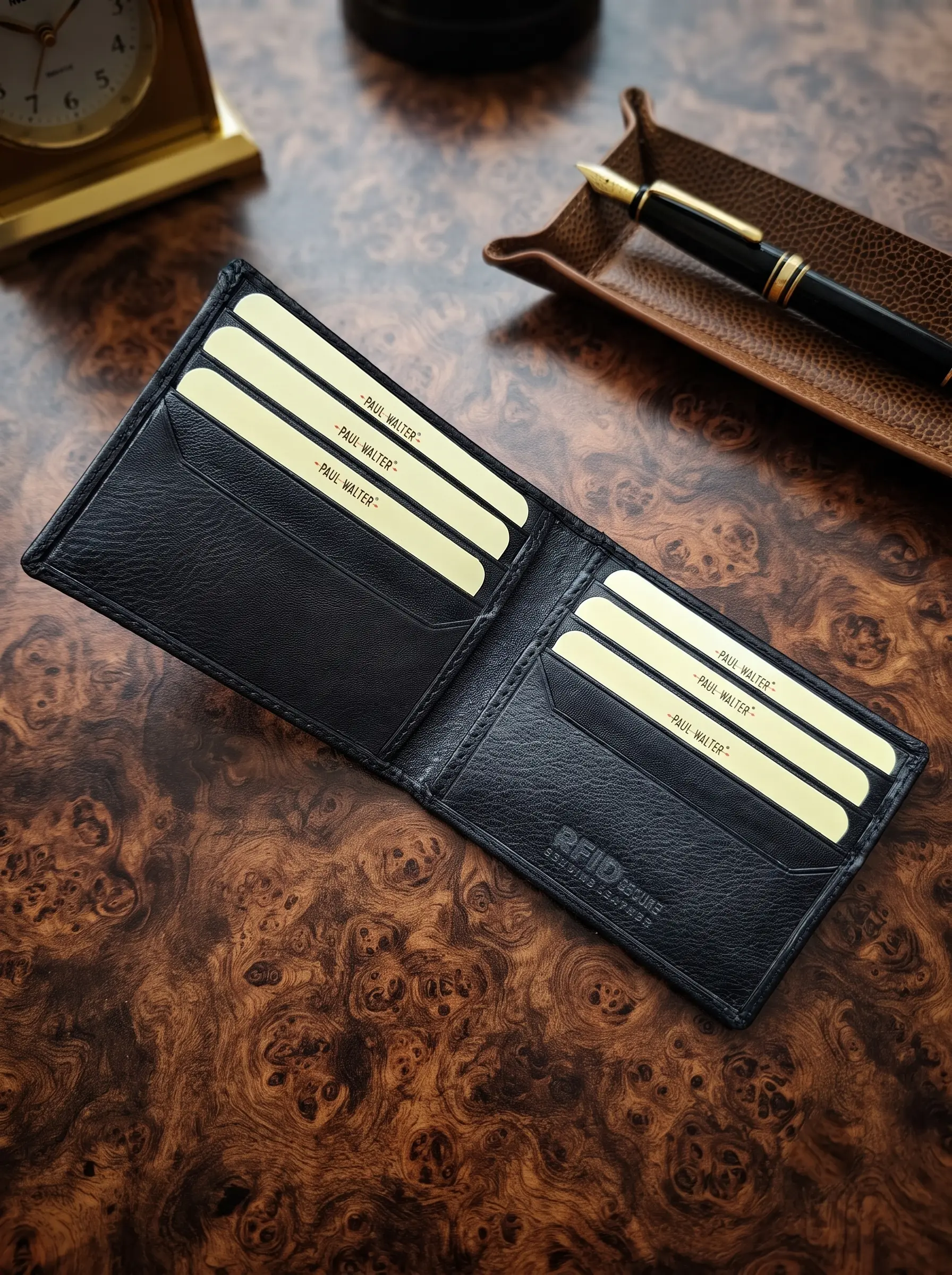 Money Clip Bifold Wallet With RFID Blocking - Image 2